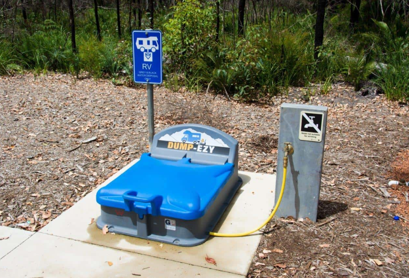 camping dump point Australia
