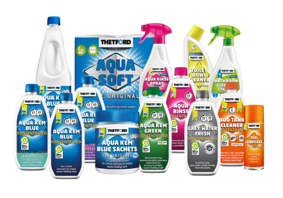 Thetford toilet chemicals range