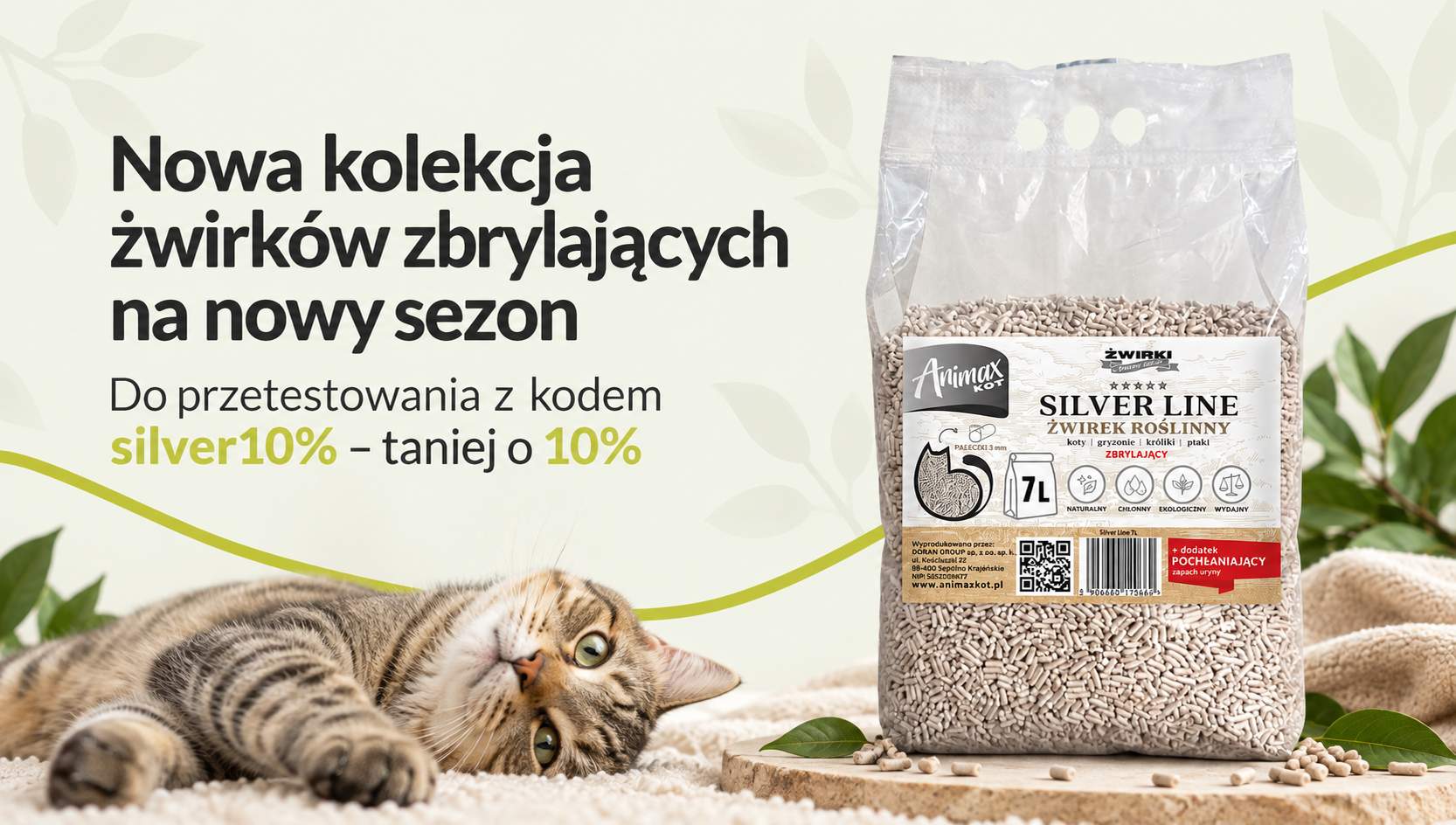 Silver Line 3mm Żwirek Zbrylający - Kompleksowy Przewodnik dla Opiekunów Kotów 4 https://animaxkot.pl/animaxkot-silver-line-3mm-zwirek-dla-kota/