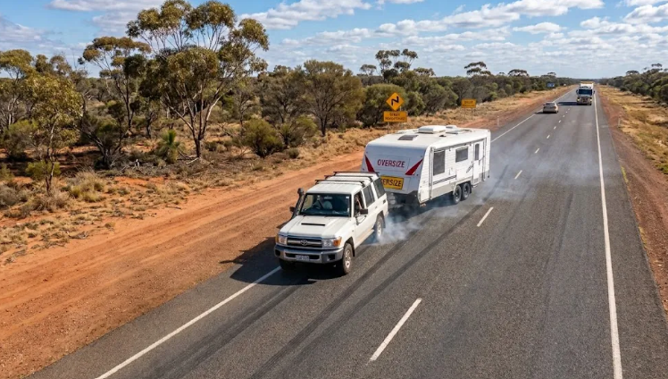 Caravan Sway behind vehicle
