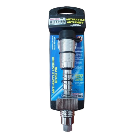 Anti-rattle hitch pin
